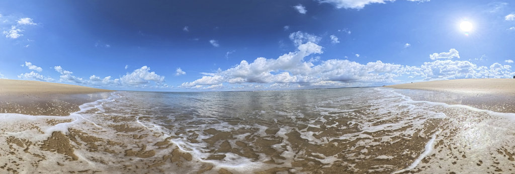 Plage de la Pointe de Grave au Verdon-sur-Mer, Gironde, France